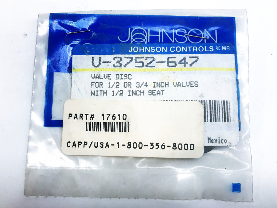 Johnson Controls Valve Disc V-3752-647 [Lot of 4] NOS
