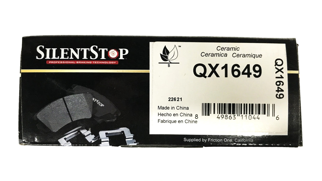Silent Stop Semi-Metallic Brake Pad Kit QX1649 NOS