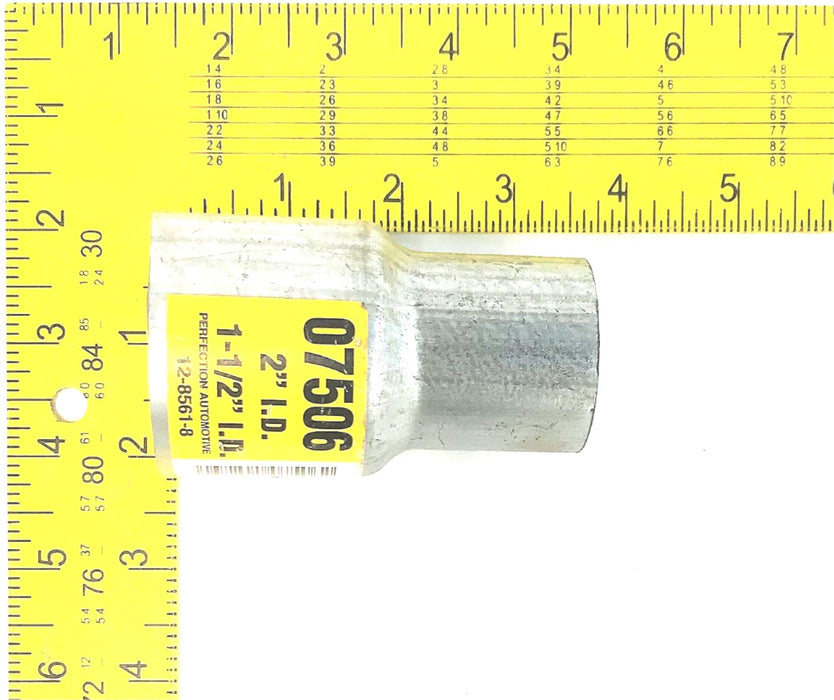 Perfection Automotive 2"ID-1-1/2"OD Exhaust Adapter 07506 [Lot of 2] NOS