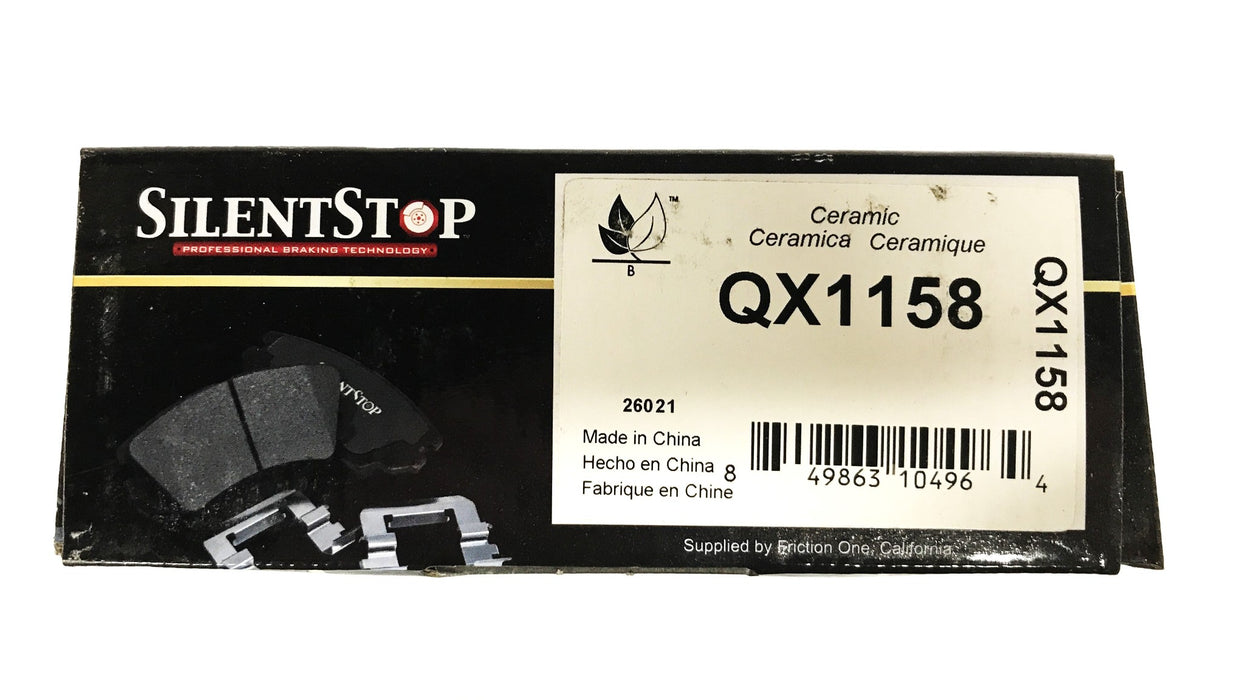 Silent Stop Semi-Metallic Brake Pad Kit QX1158 NOS