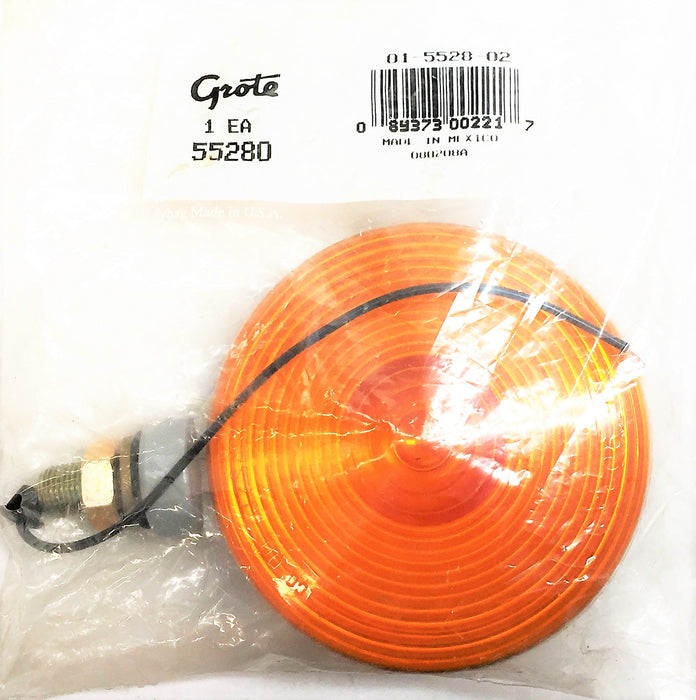 GROTE Dual-Sided Red/Amber Tail Light 55280 NOS