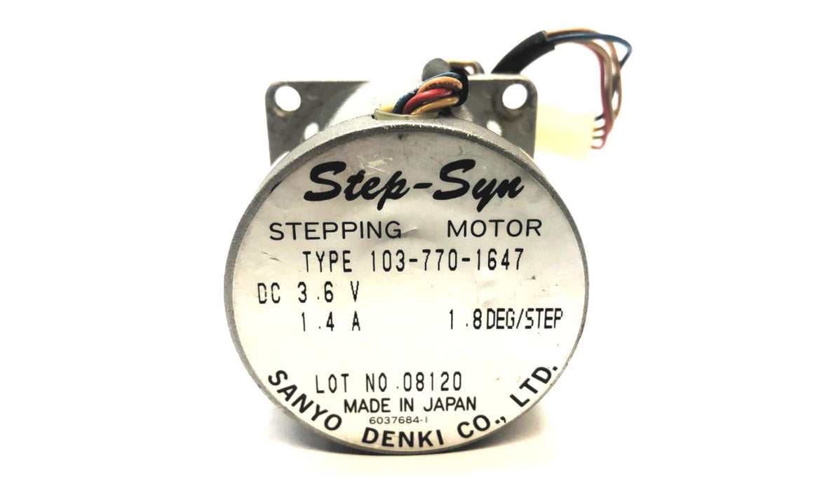 Sanyo Denki Stepping Motor 103-770-1647 USED