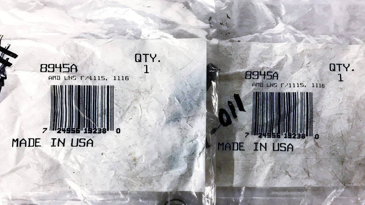 Truck-lite Amber Lens 8945A [Lot of 2] NOS