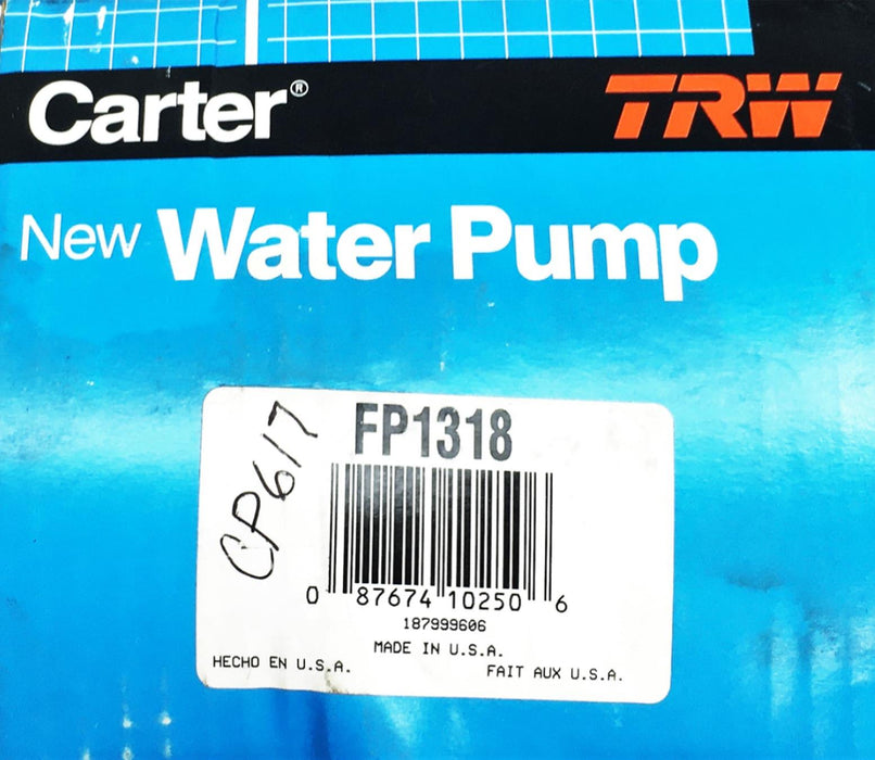 TRW Water Pump FP-1318 NOS