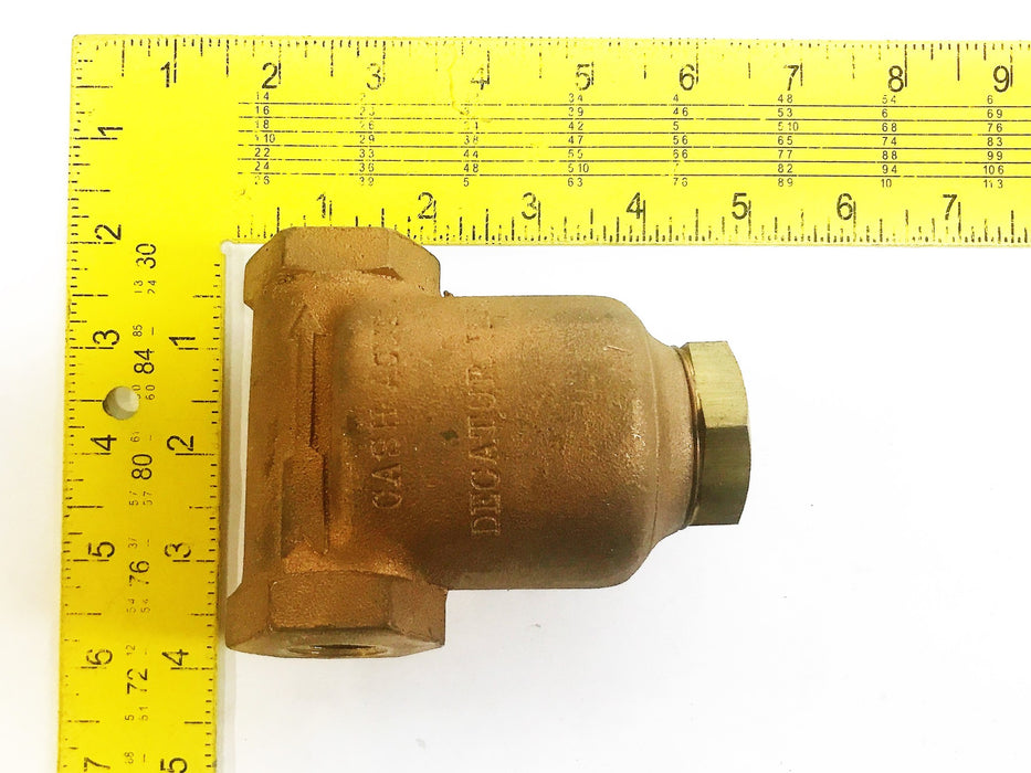 Cash Acme 1/2" Bronze Type "S" Strainer Valve S300 NOS