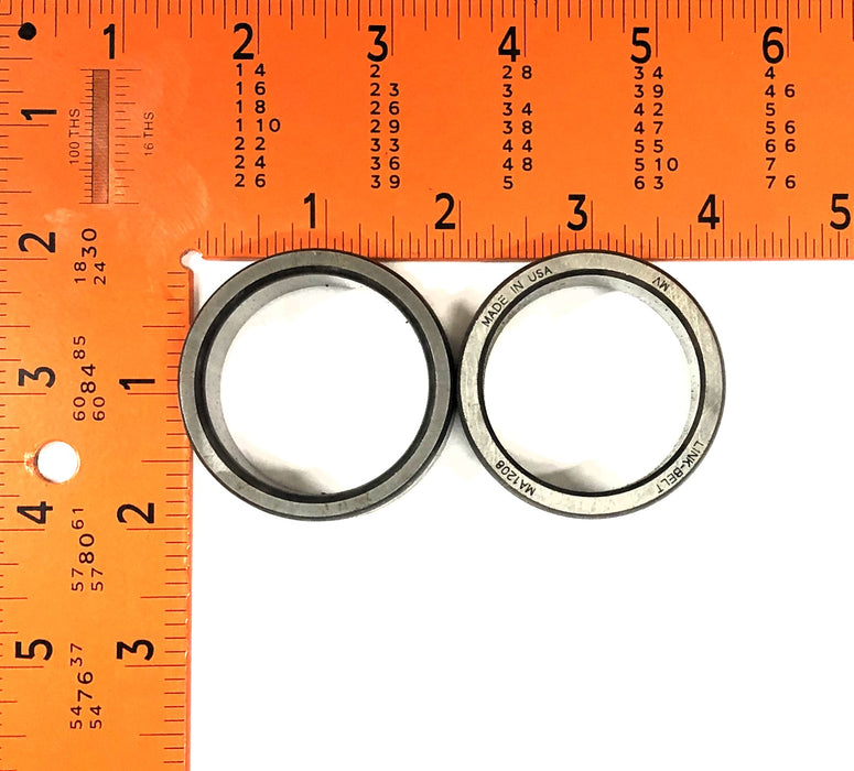 Link-Belt Cylindrical Roller Bearing Inner Ring MA1208 [Lot of 2] NOS