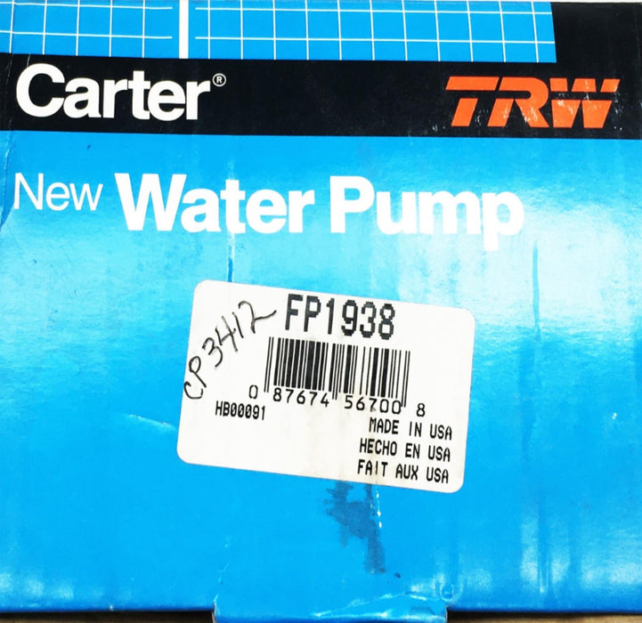TRW Water Pump FP-1938 NOS