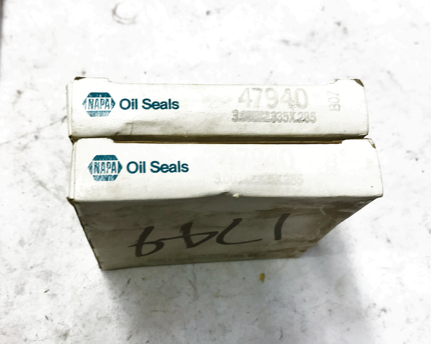 NAPA Oil Seal 47940 [Lot of 2] NOS