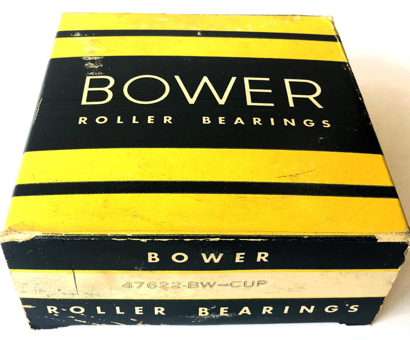 Bower Tapered Roller Bearing Cup 47622-BW NOS