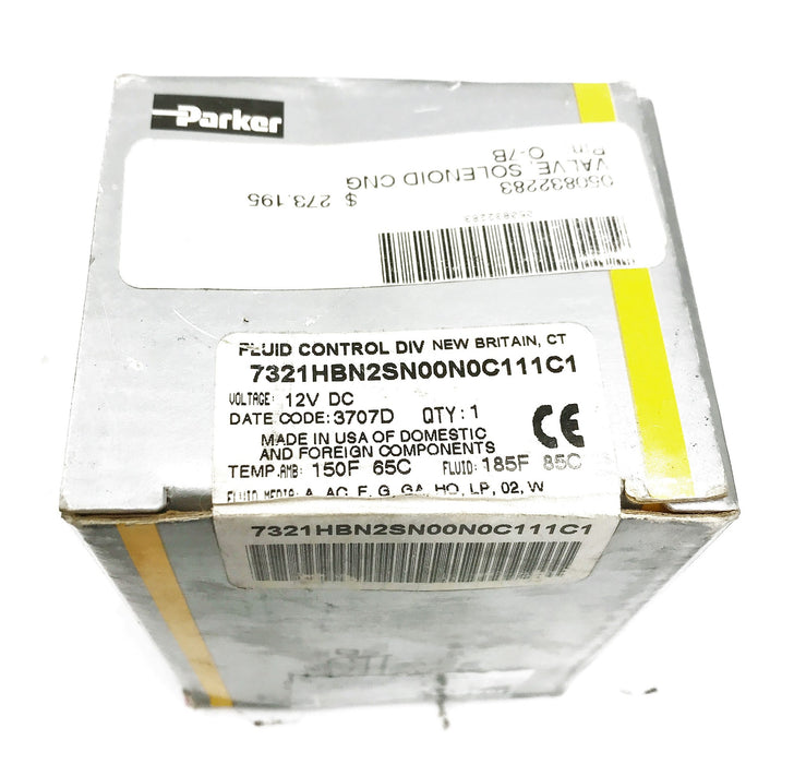 Parker/Orion Solenoid Valve Assembly 7321HBN2SN00N0C111C1 (050832283) NOS