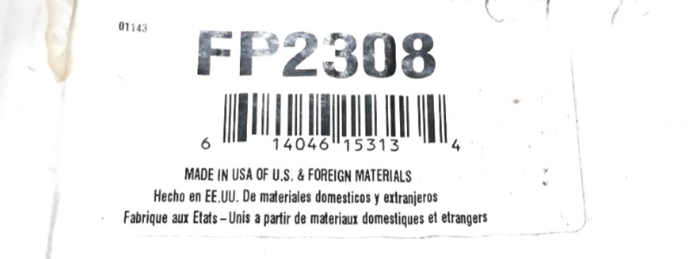 Federal Mogul Water Pump FP-2308 NOS