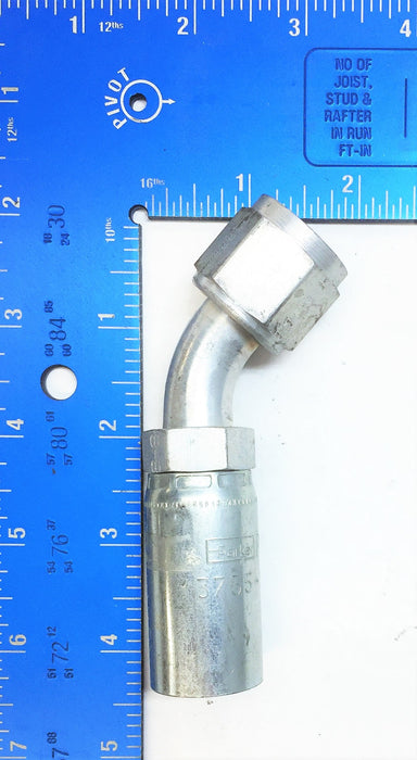 PARKER Parflex Hose Fitting 13755-10-8 NOS