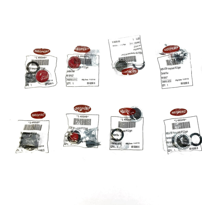 NEOPERL Brass Aerated Outlet Chrome finish Pack of 8 4XGH9 (5502505) NOS