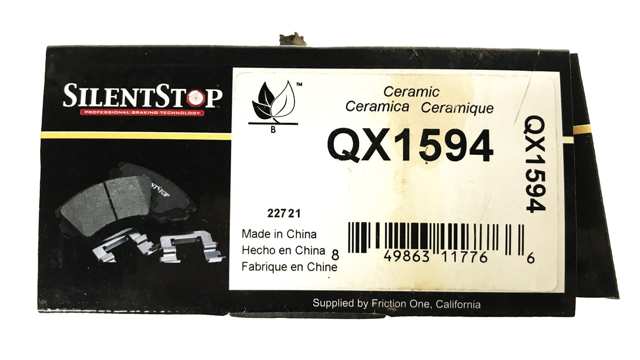 Silent Stop Semi-Metallic Brake Pad Kit QX1594 NOS