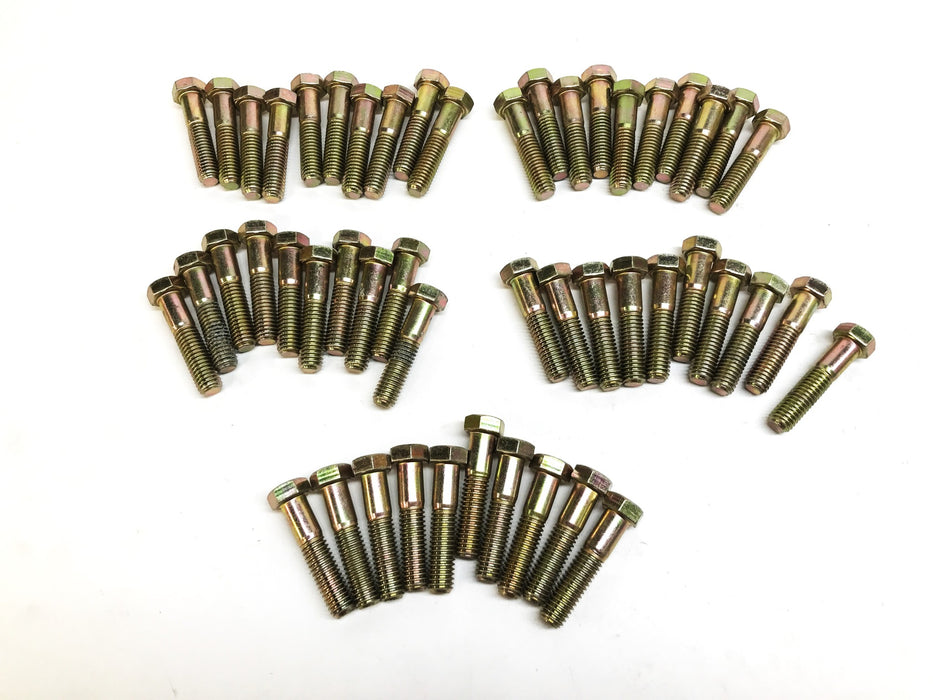 Infasco 7/16"-14 x 2" Grade 8 Zinc Plated Hex Head Screw, Box of 50, NOS