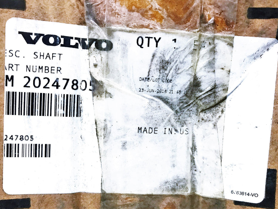 Volvo Construction Conveyor Shaft 20247805 NOS