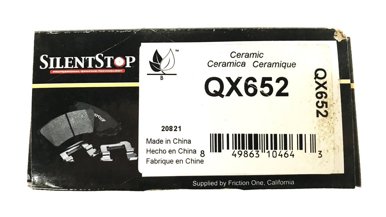 Silent Stop Semi-Metallic Brake Pad Kit QX652 NOS