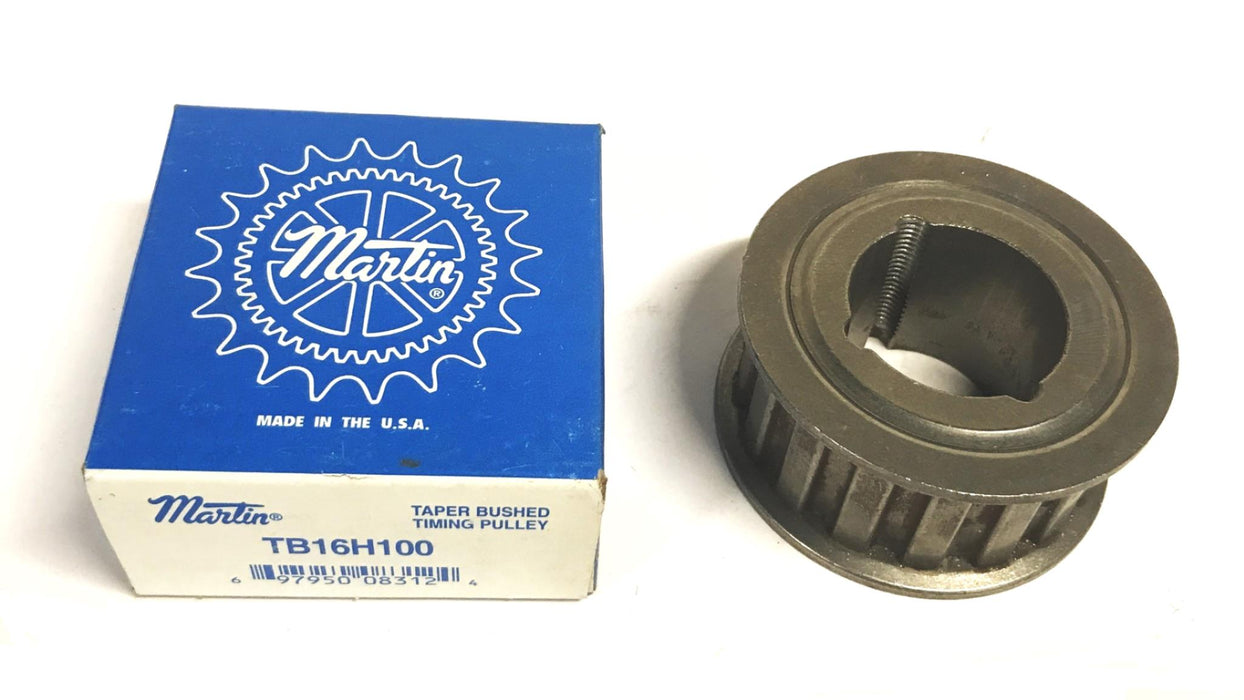 Martin Taper Bushed Timing Pulley TB16H100 NOS