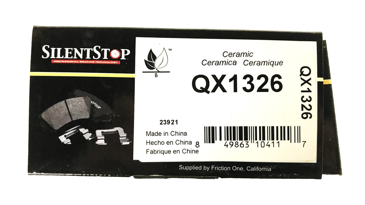 Silent Stop Semi-Metallic Brake Pad Kit QX1326 NOS