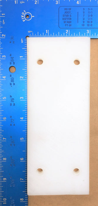 UNBRANDED 7-1/2" X 3" X 1/2" Lower Boom Side Slide Pad 6526-1 NOS