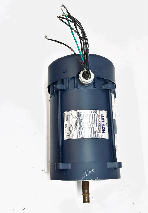 Leeson 1/2 HP 3450 RPM Single Phase Industrial Motor 111098-00 (A6C34XC22G) NOS