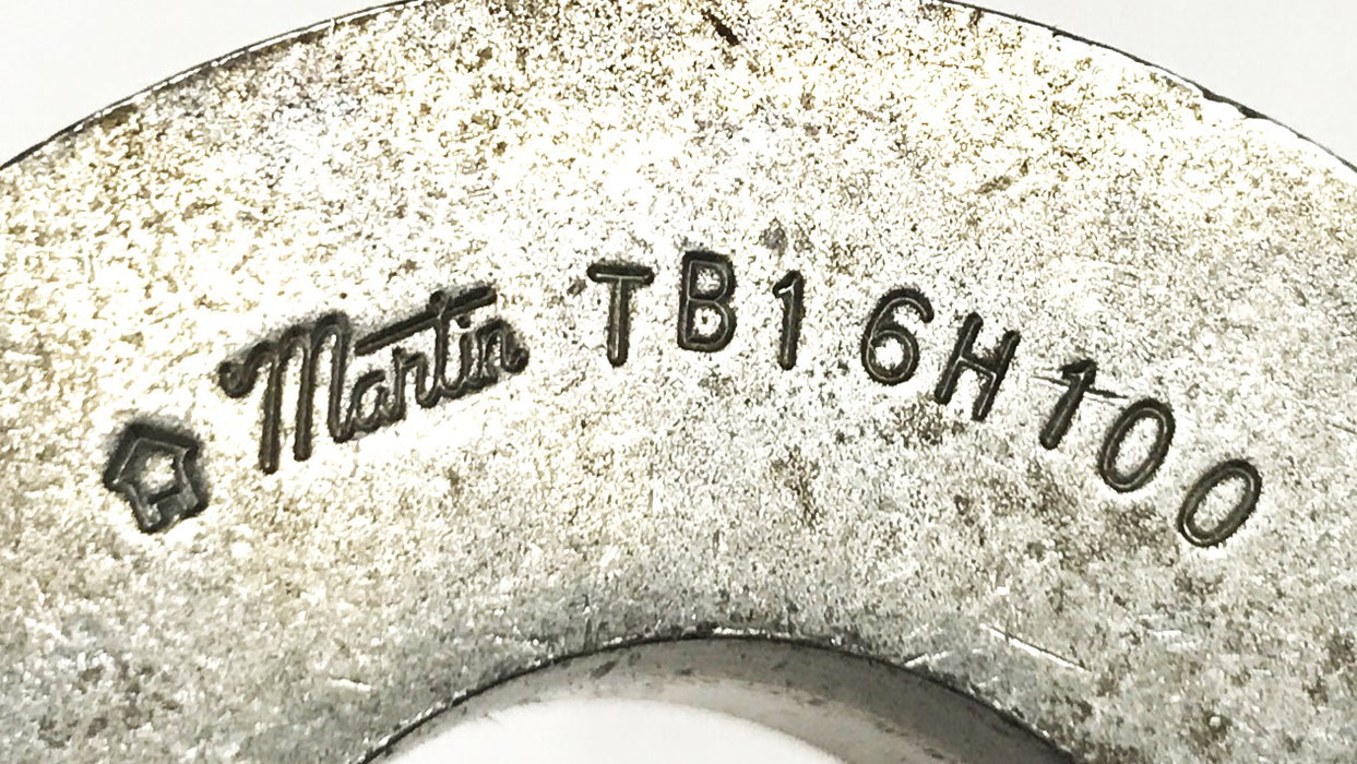 Martin Taper Bushed Timing Pulley TB16H100 NOS