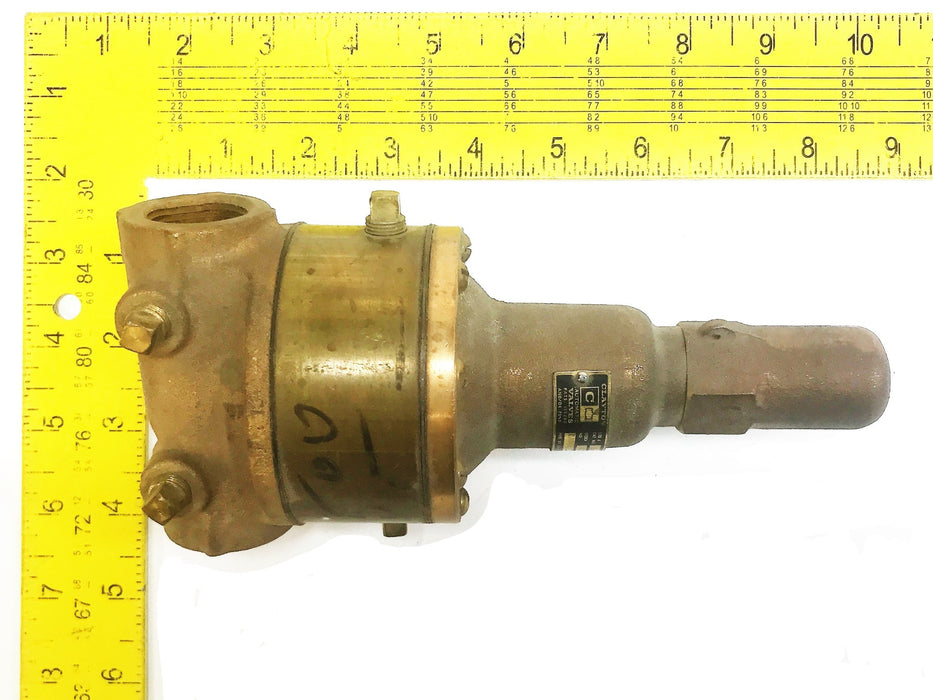 Clayton "CLA-VAL" 3/4" Bronze Safety Relief Valve (160 PSI) 55B-43195 NOS