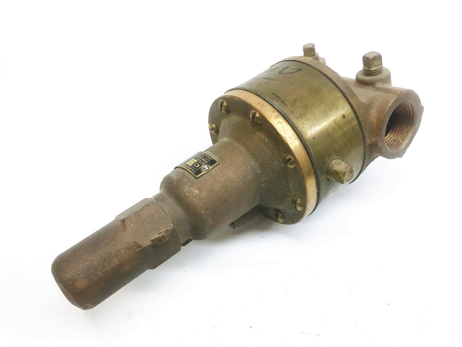 Clayton "CLA-VAL" 3/4" Bronze Safety Relief Valve (160 PSI) 55B-43195 NOS