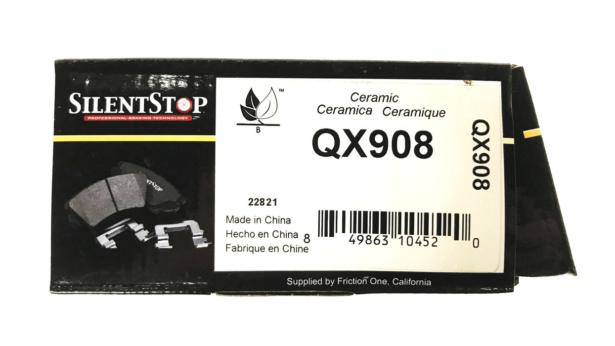 Silent Stop Semi-Metallic Brake Pad Kit QX908 NOS