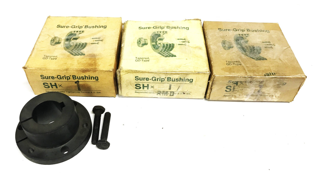 TB Wood's 1 inch Sure-Grip Bushing SHX1 [Lot of 3] NOS