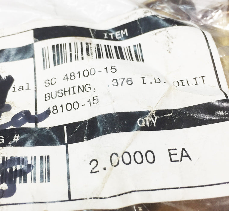 Scag Copper Bushing 48100-15 [Lot of 2] NOS