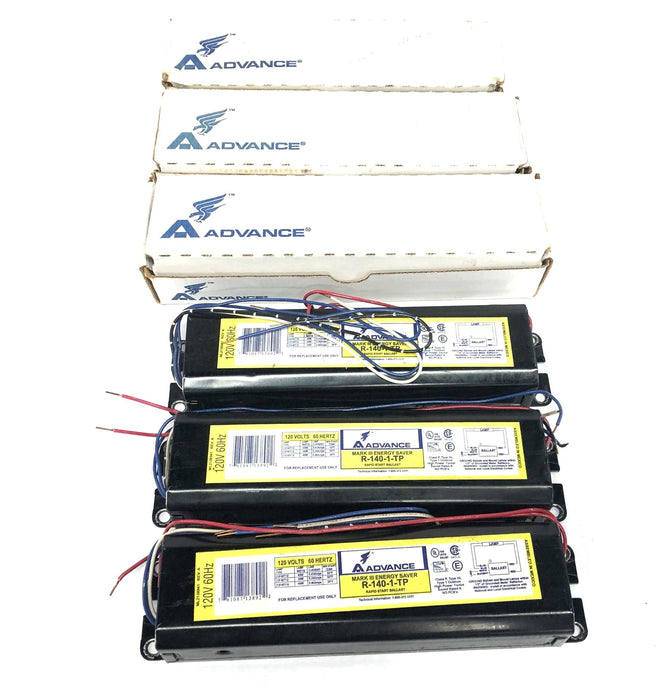 Advance Ballast 120V 60Hz Rapid Start Ballast R140TP [Lot of 3] NOS