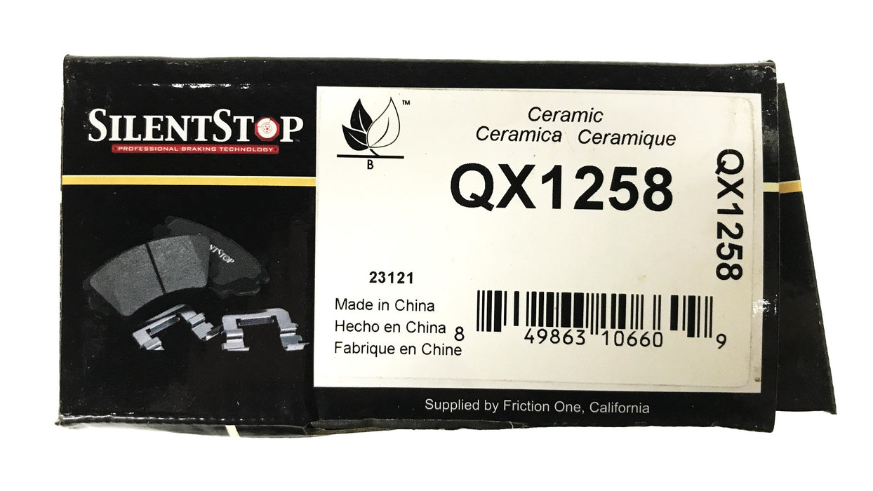 Silent Stop Semi-Metallic Brake Pad Kit QX1258 NOS