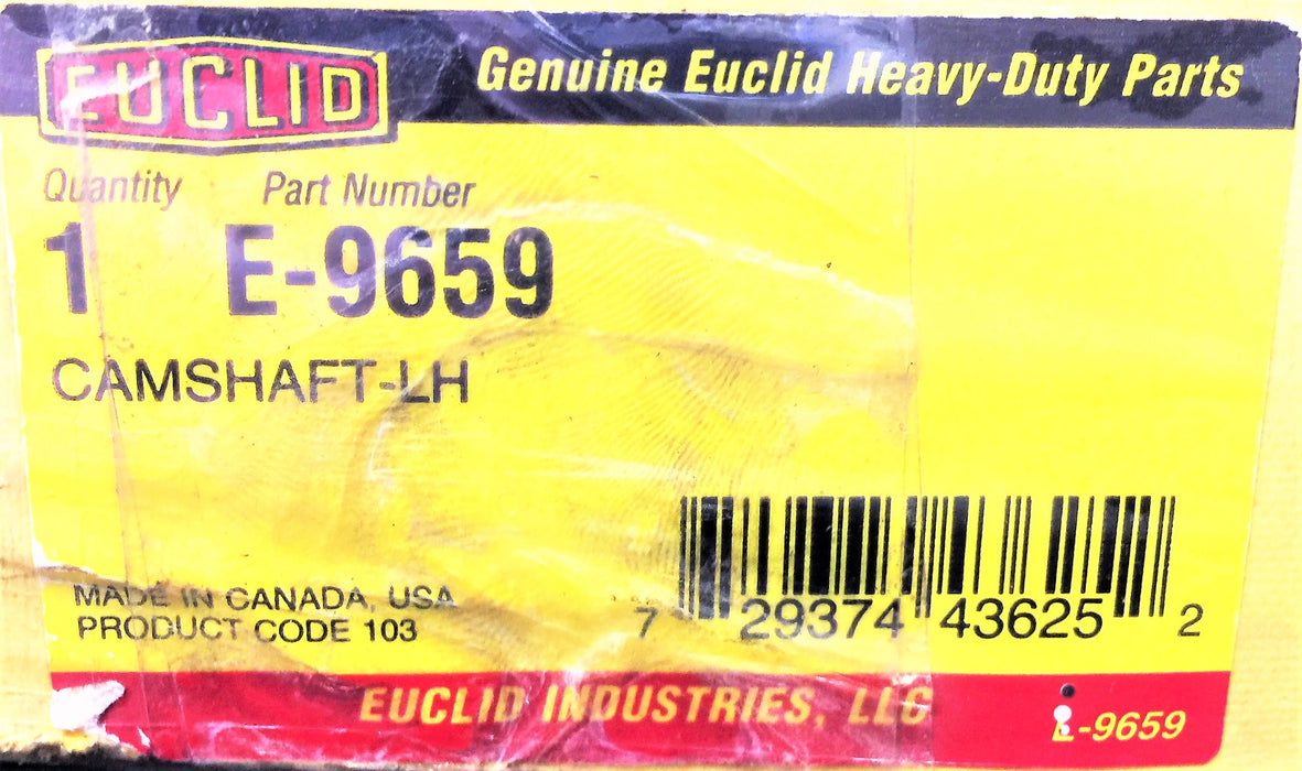 EUCLID Left-Hand Camshaft E-9659 NOS