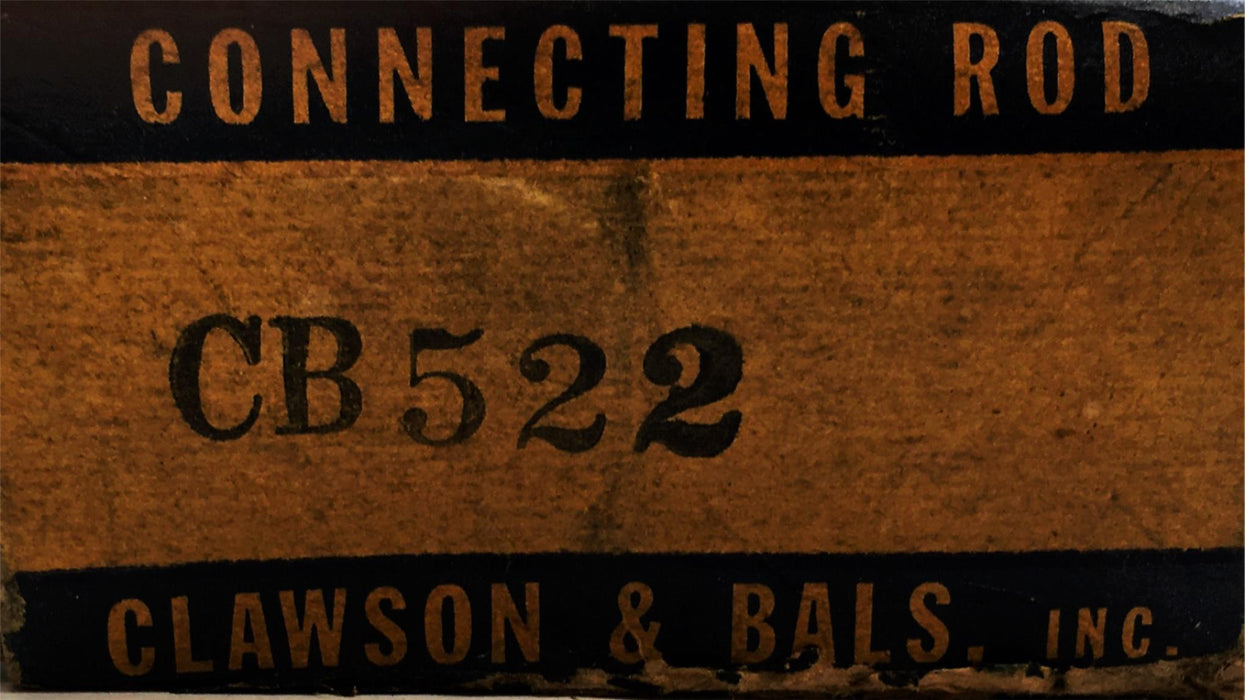 Clawson And Bals Connecting Rod Assembly CB-522 NOS