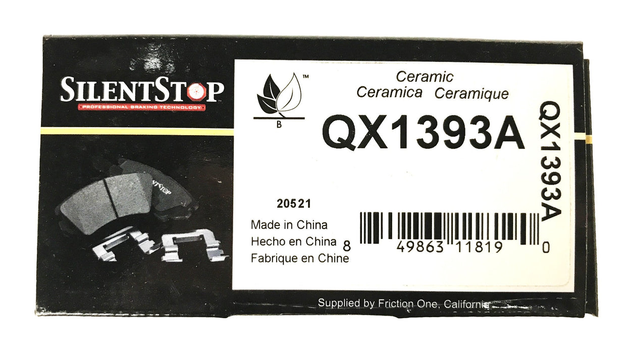 Silent Stop Semi-Metallic Brake Pad Kit QX1393A NOS