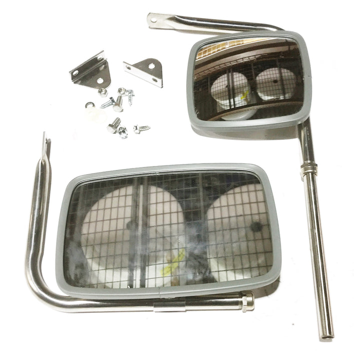 Signal Stat Rectangular 2 Mirror Combination Assembly 7580 NOS