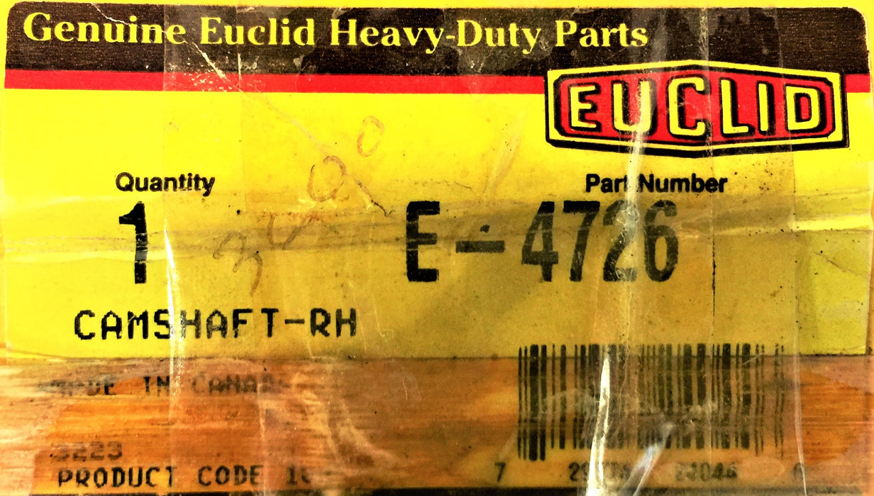 EUCLID RightHand Camshaft E4726 NOS —