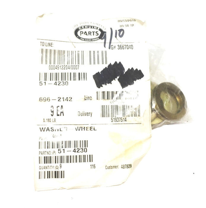 Toro OEM Wheel Washer 51-4230 [Lot of 9] NOS