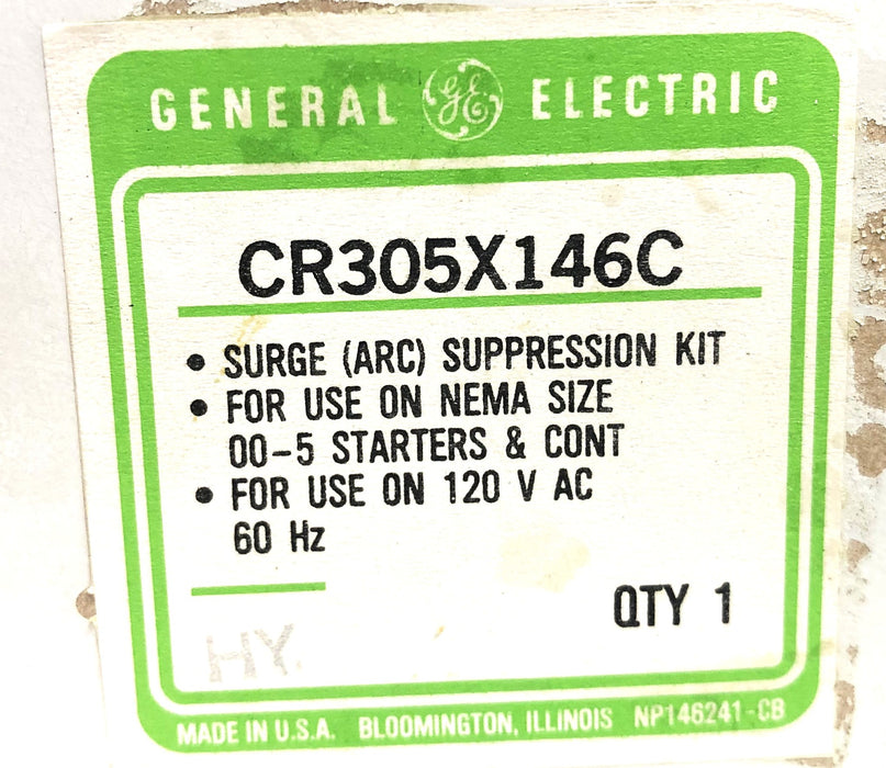 GE General Electric Surge Arc Suppression Kit For 120VAC/60HZ CR305X146C NOS