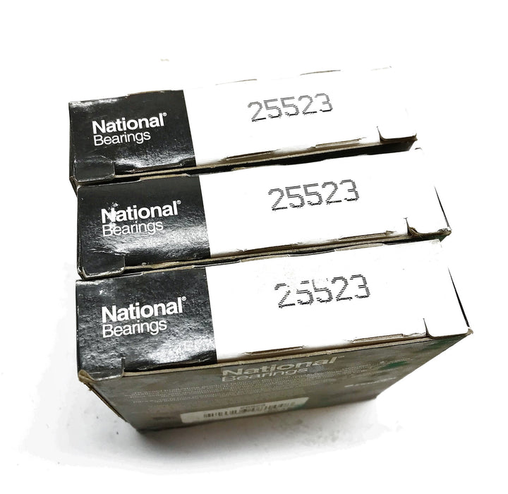 National/Federal Mogul Race Cup Bearing 25523 [Lot of 3] NOS