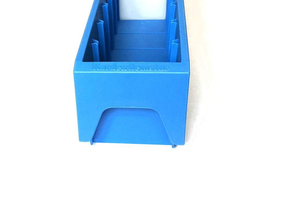 Flexcon 16 Piece Case 24x4x4 Blue Storage Tote With Divider 0630KARBL244416F NOS