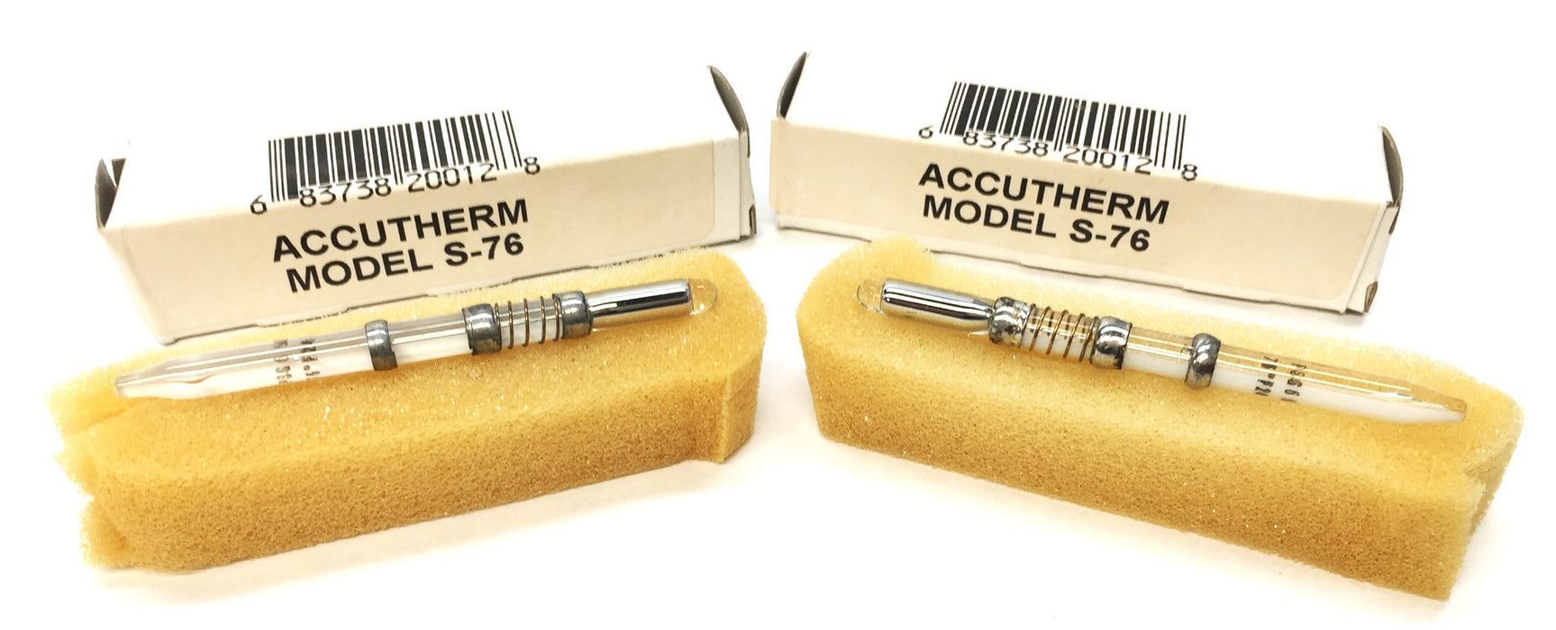 PSG Controls 76F/24.4C Accutherm Temperature Sensor S-76 [Lot of 2] NOS