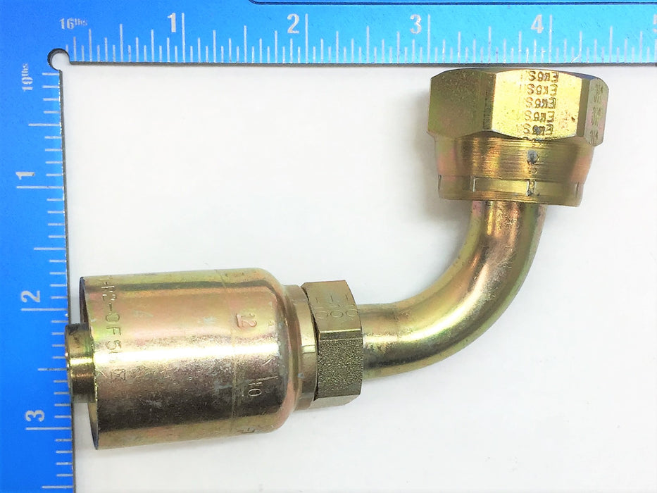 PARKER 5/8" Hose Fitting 3/4'' Female Swivel 13943-12-10 NOS