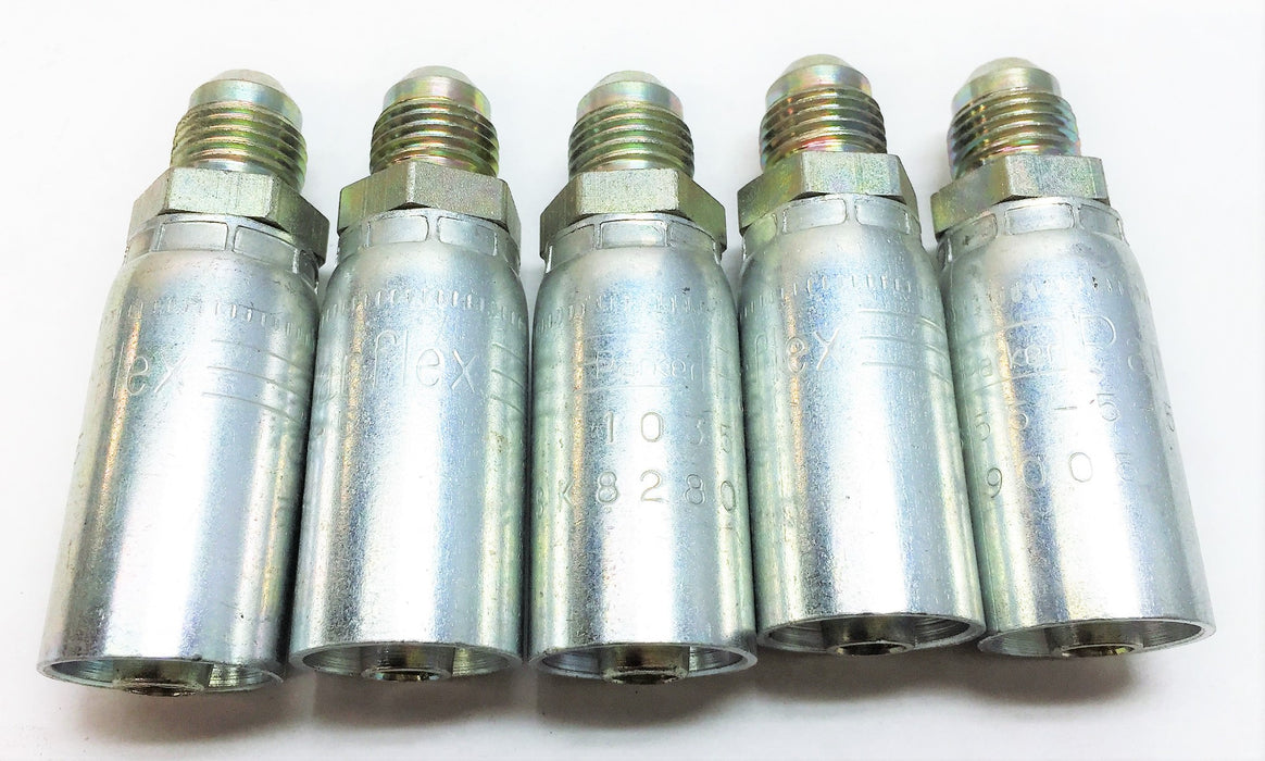 PARKER Hydraulic Hose Fitting 10355-5-5 [Lot of 5] NOS