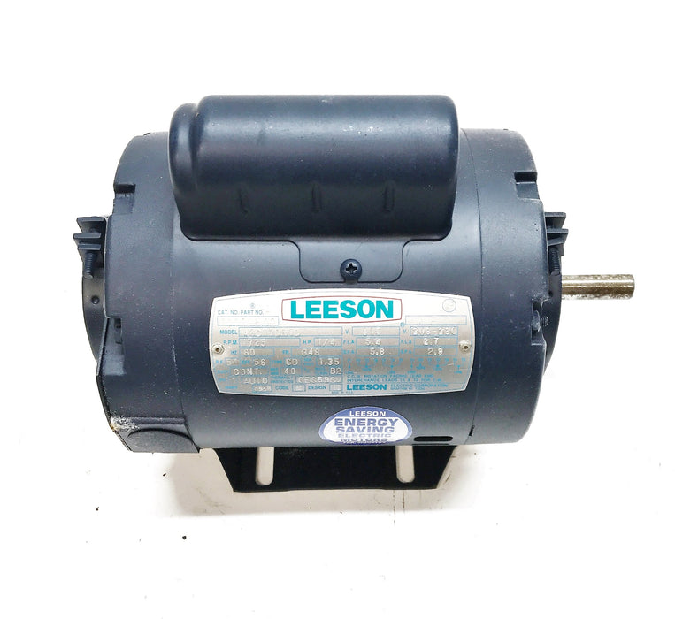 Leeson 1/4 HP 1725 RPM Single Phase Industrial Motor 100109.00 (A4C17DR1D) NOS