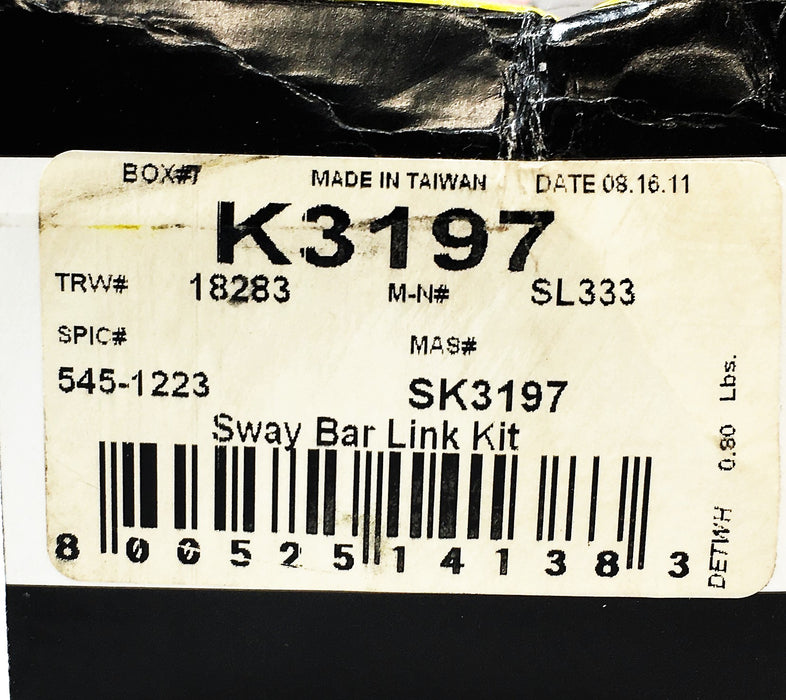 Mechanic's Choice Chassis Parts Sway Bar Link Kit K3197 NOS
