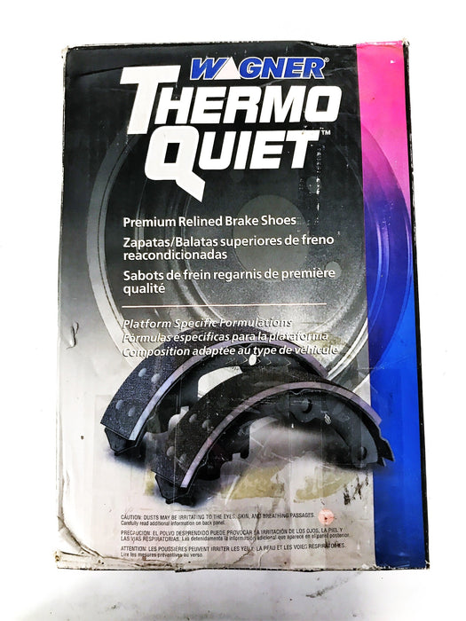 Wagner Thermo Quiet Relined Brake Shoe Set FMS-358 NOS
