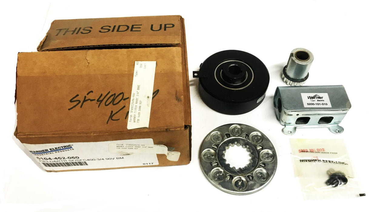Warner Electric Clutch Rotor Assembly 5104-452-060 (SF400125696-90V) NOS
