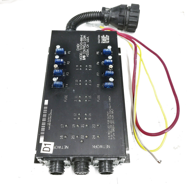 Dinex In/Out Module Assembly T2-D1O-888-K NOS